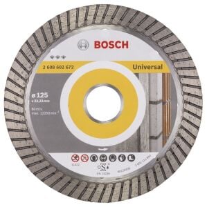 Bosch Best 125 mm Beton, Tuğla, Taş  Turbo Kesme Diski 2608602672