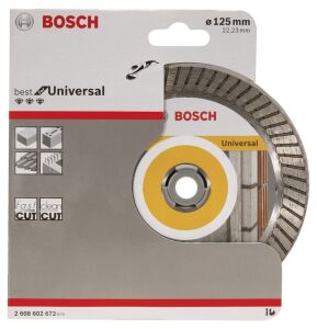 Bosch Best 125 mm Beton, Tuğla, Taş  Turbo Kesme Diski 2608602672