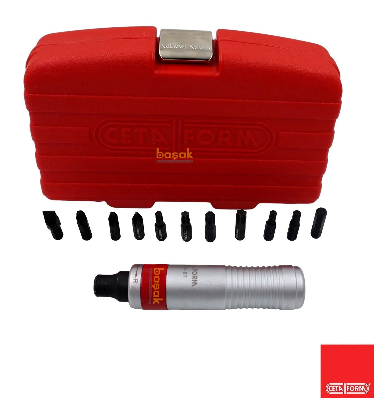 Ceta Form Darbeli Tornavida Bits Uç Seti 12 Parça F28-P12