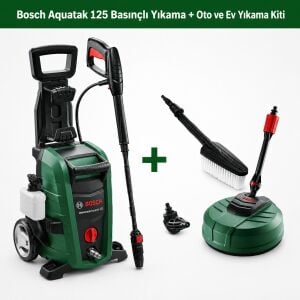 Bosch Aquatak 125 Basınçlı Yıkama + Oto ve Ev Yıkama Kiti 061599262D