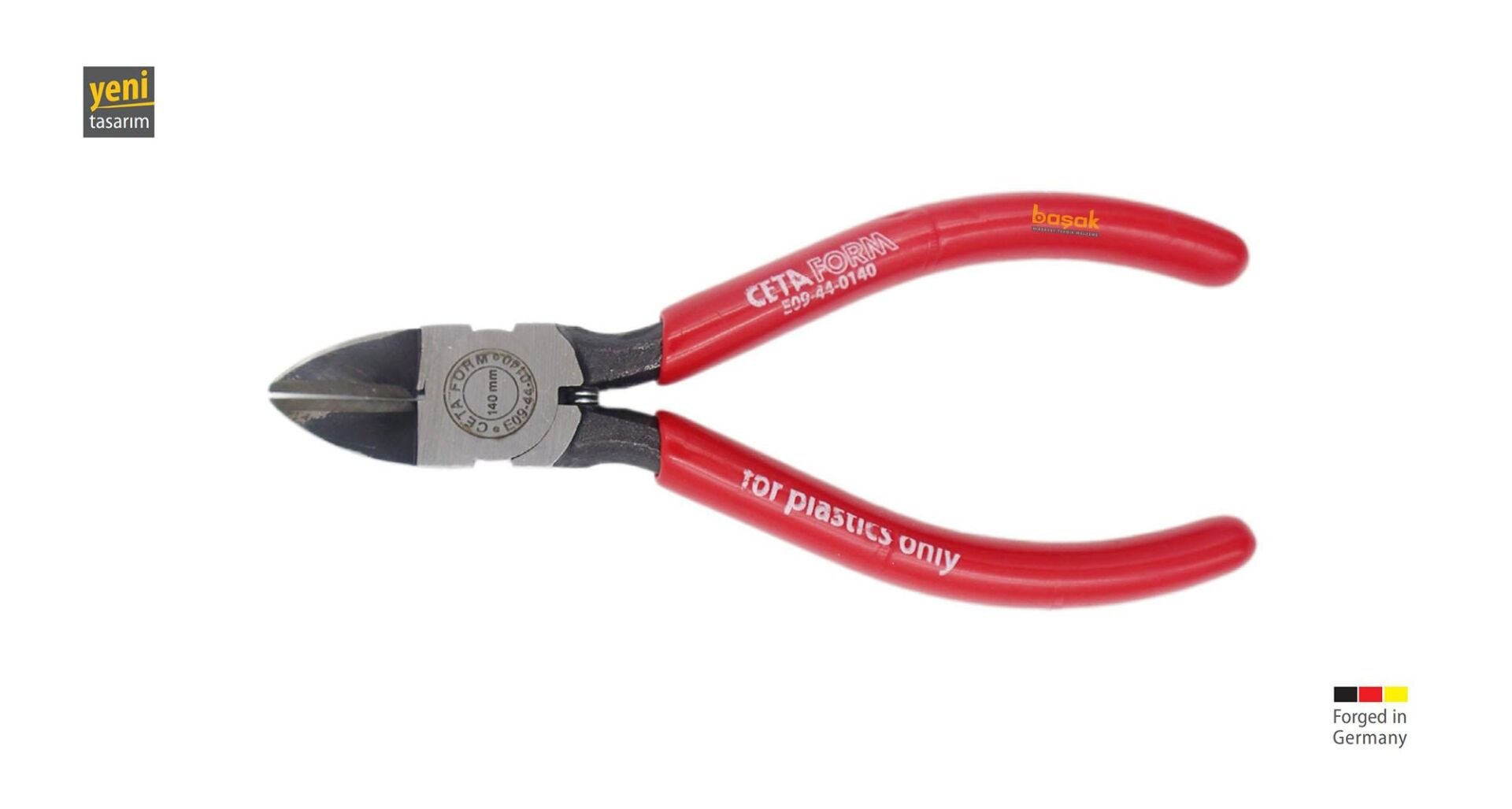 Ceta Form 140 mm Plastik için Yan Keski E09-44-0140