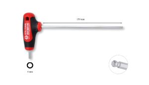 Ceta Form 4 mm T Saplı Topbaşlı Allen K11-040-150