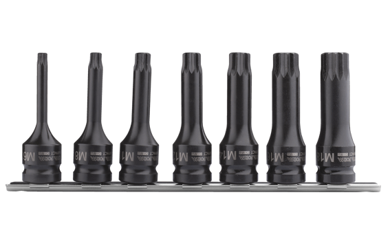 Ceta Form C68-RX07 7 Parça 1/2'' XZN Uçlu Havalı Lokma Takımı