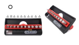 Ceta Form 2-6mm Allen Bits Uç Takımı + Tutucu 11 Parça CB/ST114