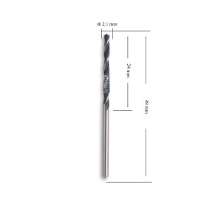 MTE 2,1 mm Haddeli Metal Matkap Ucu HSS DIN 338