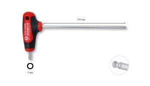 Ceta Form 5 mm T Saplı Topbaşlı Allen K11-050-150