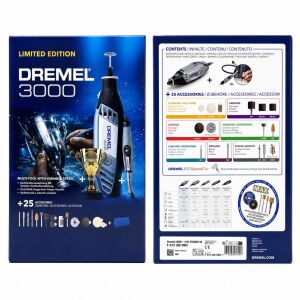 Dremel 3000 25 Aks. + 225 Esnek Uzatma + Dünya Kupası F0133000WC