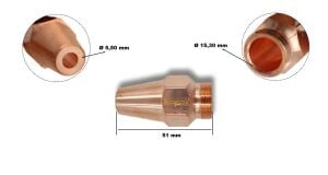 Yıldız 45706 2-100 mm Bozma Şalamo Dış Lülesi