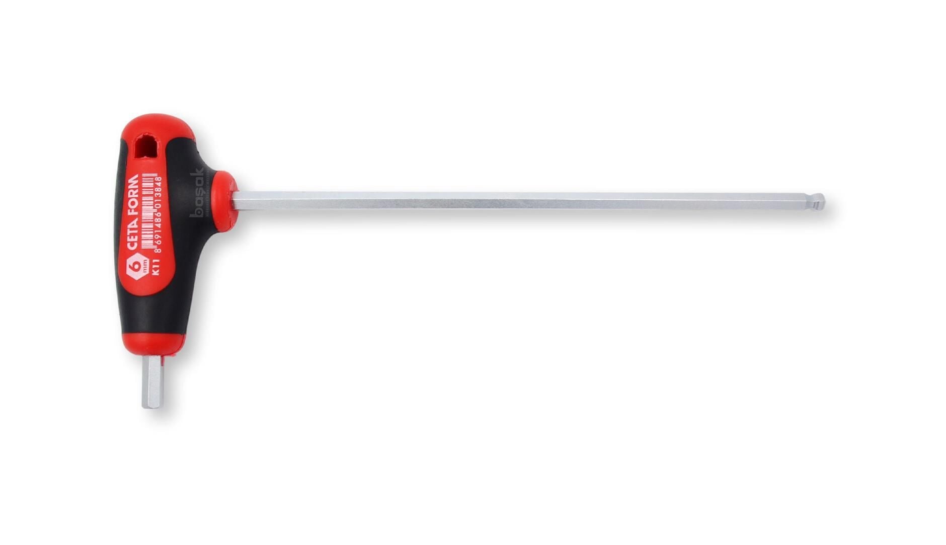 Ceta Form 6 mm T Saplı Topbaşlı Allen K11-060-200