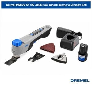 Dremel MM12V-S1 12V Akülü Çok Amaçlı Kesme ve Zımpara Seti F013CM12JA