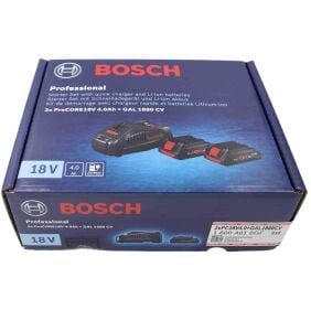 Bosch 2 Adet 18 Volt ProCORE 4 Ah Akü-GAL 1880 CV Şarj Cihazı 1600A016GF