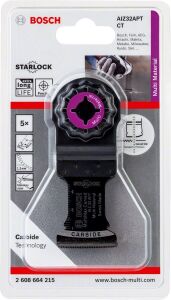 Bosch Starlock - AIZ 32 APT - Karpit Çoklu Malzeme İçin Daldırmalı Testere Bıçağı 5'li 2608664215