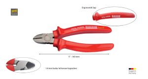 Ceta Form 140 mm Yan Keski Polisajlı-UniGrip Sap E06-43-0140