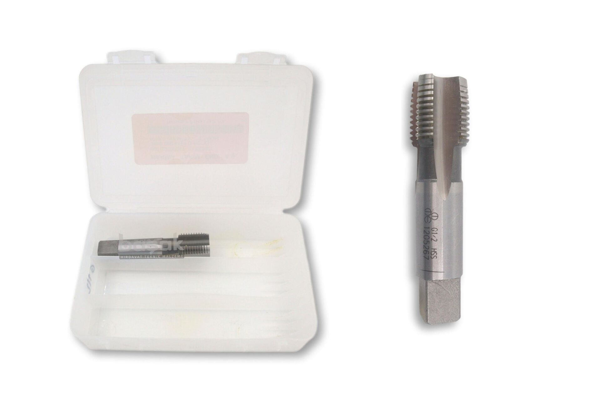 MTE G 1/2 x 14 Diş El Kılavuzu Takımı 2’li HSS DIN 5157