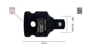 Ceta Form D:1/2” E:3/8” Havalı Lokma Adaptörü C61-91