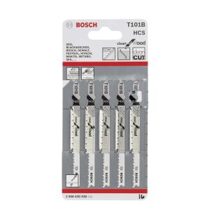 T 101 B Ahşap Dekupaj Testere Bıçağı 5 'li 2608630030