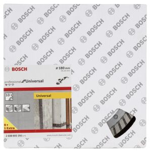 Bosch 9+1 180 mm  Eko. Paket Universal Elmas Kesme Diski 2608603251
