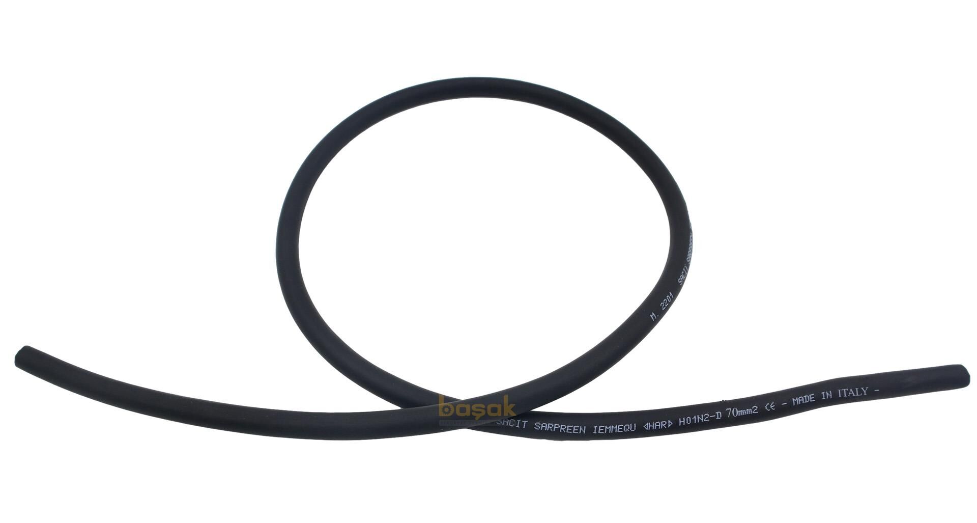 Sacit H01N2-D 70 mm² (Metre) Kauçuk Bakır Kaynak Kablosu İtalyan