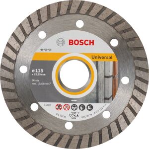 Bosch Tuğla, Harç, Duvar 115 mm Turbo Elmas Kesme Diski 2608602393
