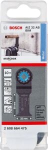 Bosch Starlock - AIZ 32 AB - BIM Metal İçin Daldırmalı Testere Bıçağı 10'lu 2608664475
