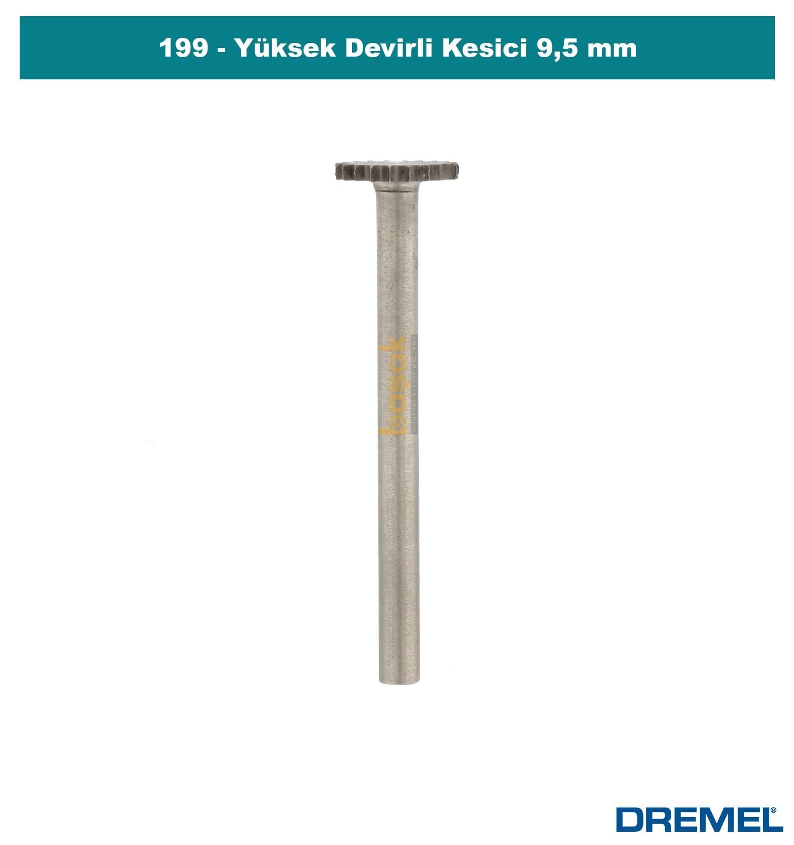 DREMEL 199 Yüksek Devirli Kesici 9,5 mm (2 adet)