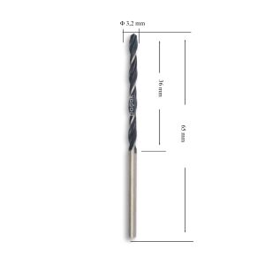 MTE 3,2 mm Haddeli Metal Matkap Ucu HSS DIN 338