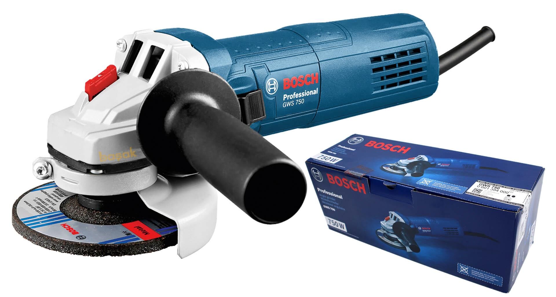 Bosch GWS 750 115 mm 750W Avuç Taşlama Makinesi 0601394000