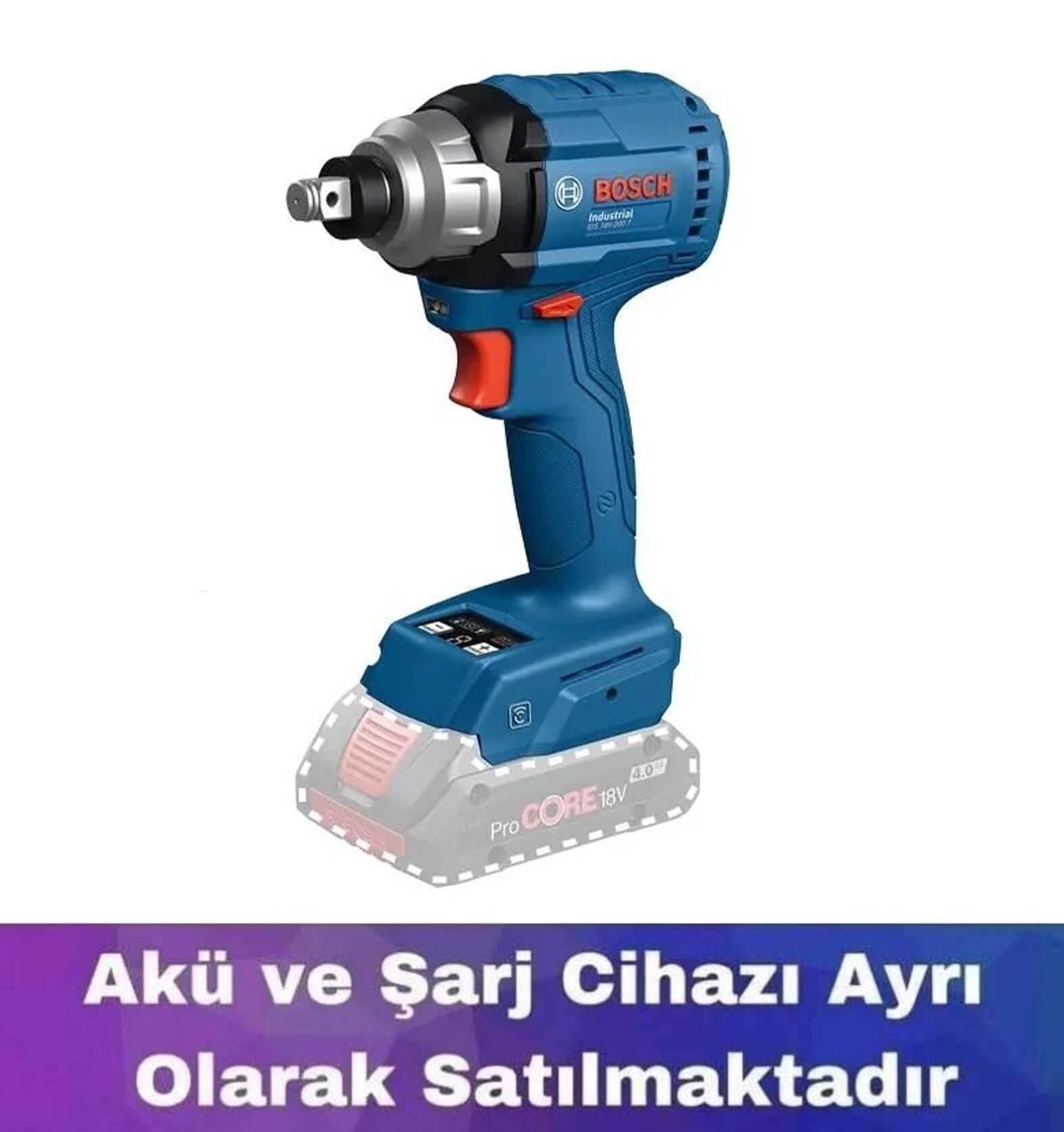 Bosch Bosch IDS 18V-200T Endüstriyel Akülü Somun Sıkma (Akü ve Şarj Yoktur) 06019N0020