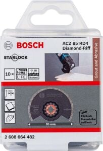 Starlock ACZ 85 RD4 Diamant RIFF Zımpara Uçlu Testere 40 Kum 10'lu 2608664482