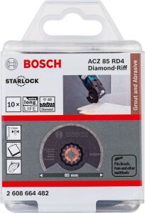 Starlock ACZ 85 RD4 Diamant RIFF Zımpara Uçlu Testere 40 Kum 10'lu 2608664482