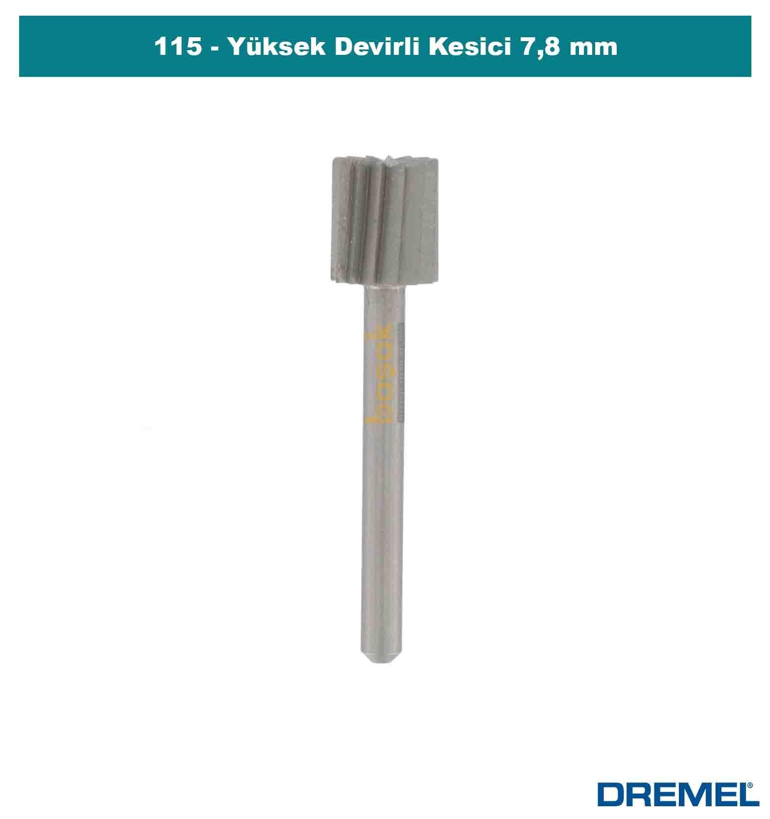 DREMEL 115 Yüksek Devirli Kesici 7,8 mm    (2 adet)