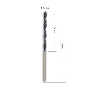 MTE 3,3 mm Haddeli Metal Matkap Ucu HSS DIN 338