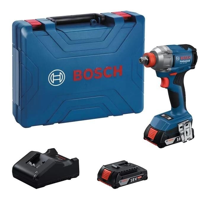 Bosch GDX 18V-285 2x2 Ah. Akülü Darbeli Vidalama-Somun Sıkma 06019N2122
