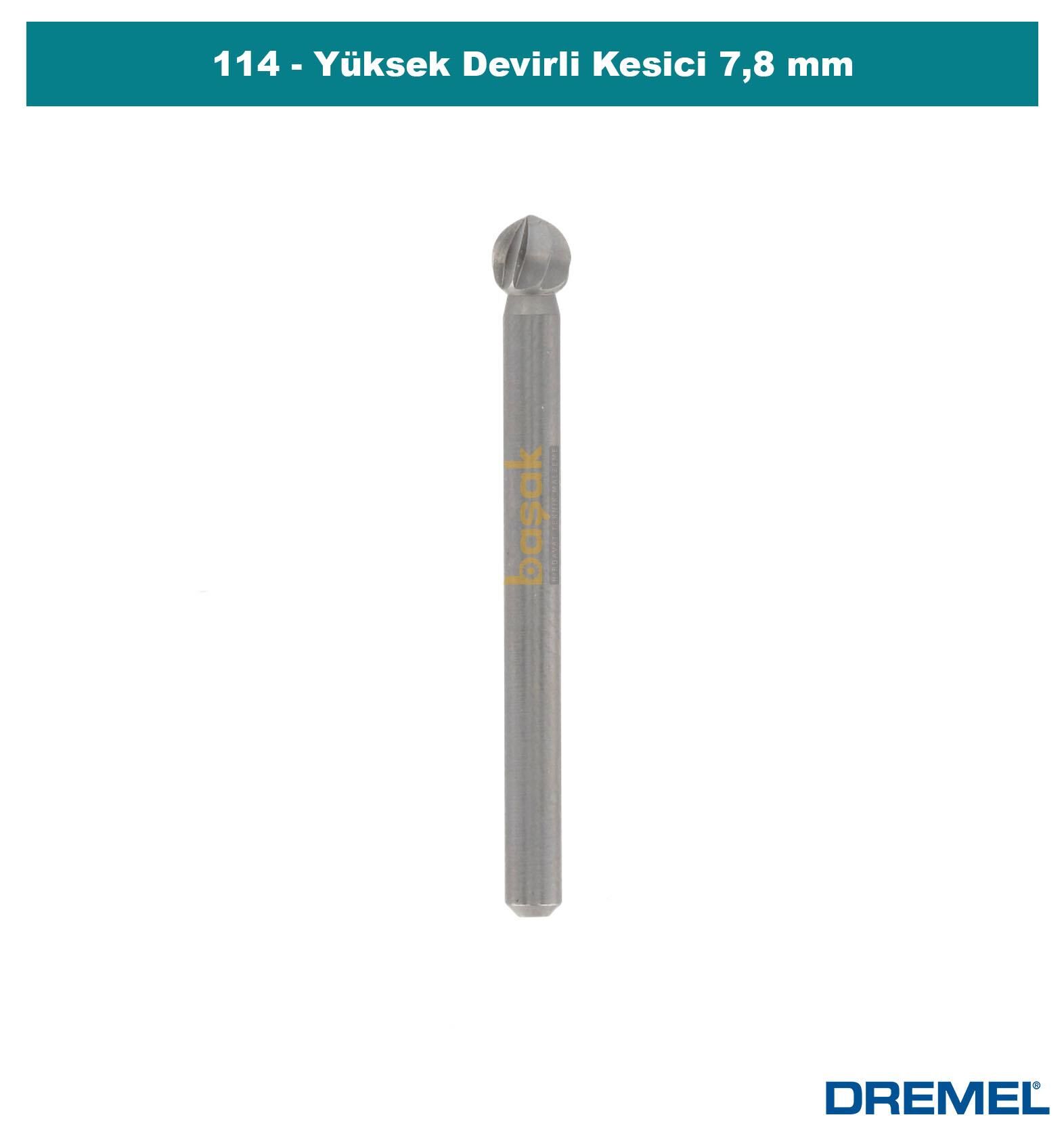 DREMEL 114 Yüksek Devirli Kesici 7,8 mm (2 Adet)