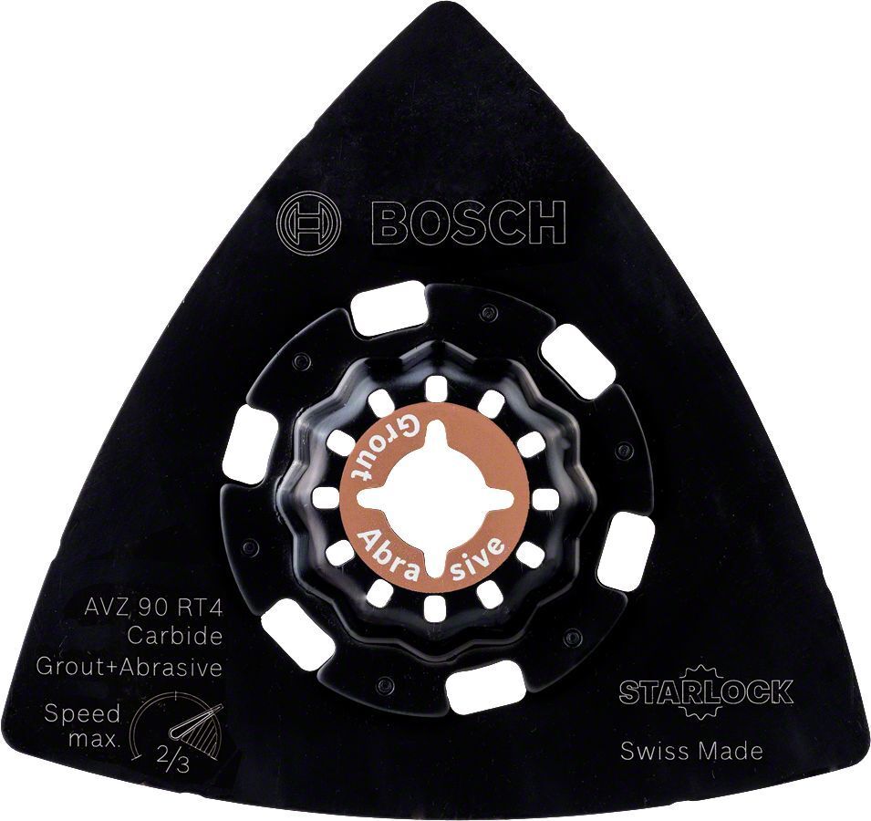 Bosch Starlock - AVZ 90 RT4 - Karpit RIFF Zımpara Tabanı 40 Kum 1'li 2608662906