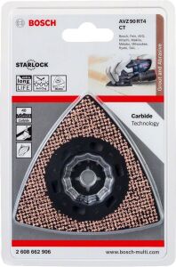 Bosch Starlock - AVZ 90 RT4 - Karpit RIFF Zımpara Tabanı 40 Kum 1'li 2608662906