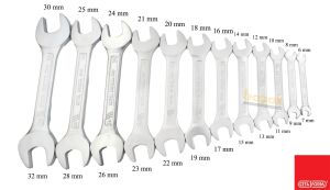 Ceta Form 6 - 32 mm 12'li Açık Ağız Anahtar Takımı Bez Çantalı B10-R12