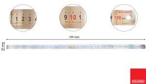 Ceta Form Çelik Cetvel 100 cm P15-100