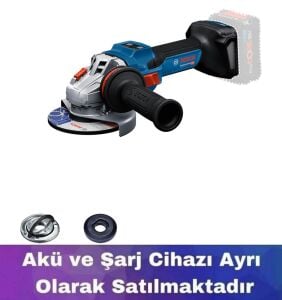 Bosch GWS 18V-15 S Akülü Taşlama (Akü ve Şarj Yoktur) 06019M6000
