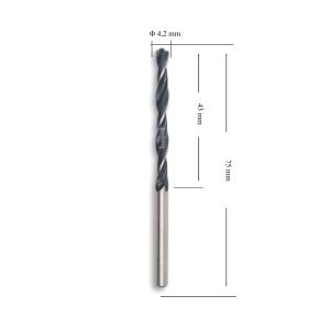 MTE 4,2 mm Haddeli Metal Matkap Ucu HSS DIN 338