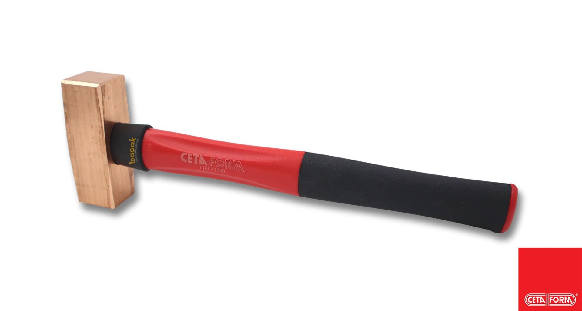 Ceta Form 750 gr Bakır Çekiç Ergonomik Fiber Saplı L18F-750