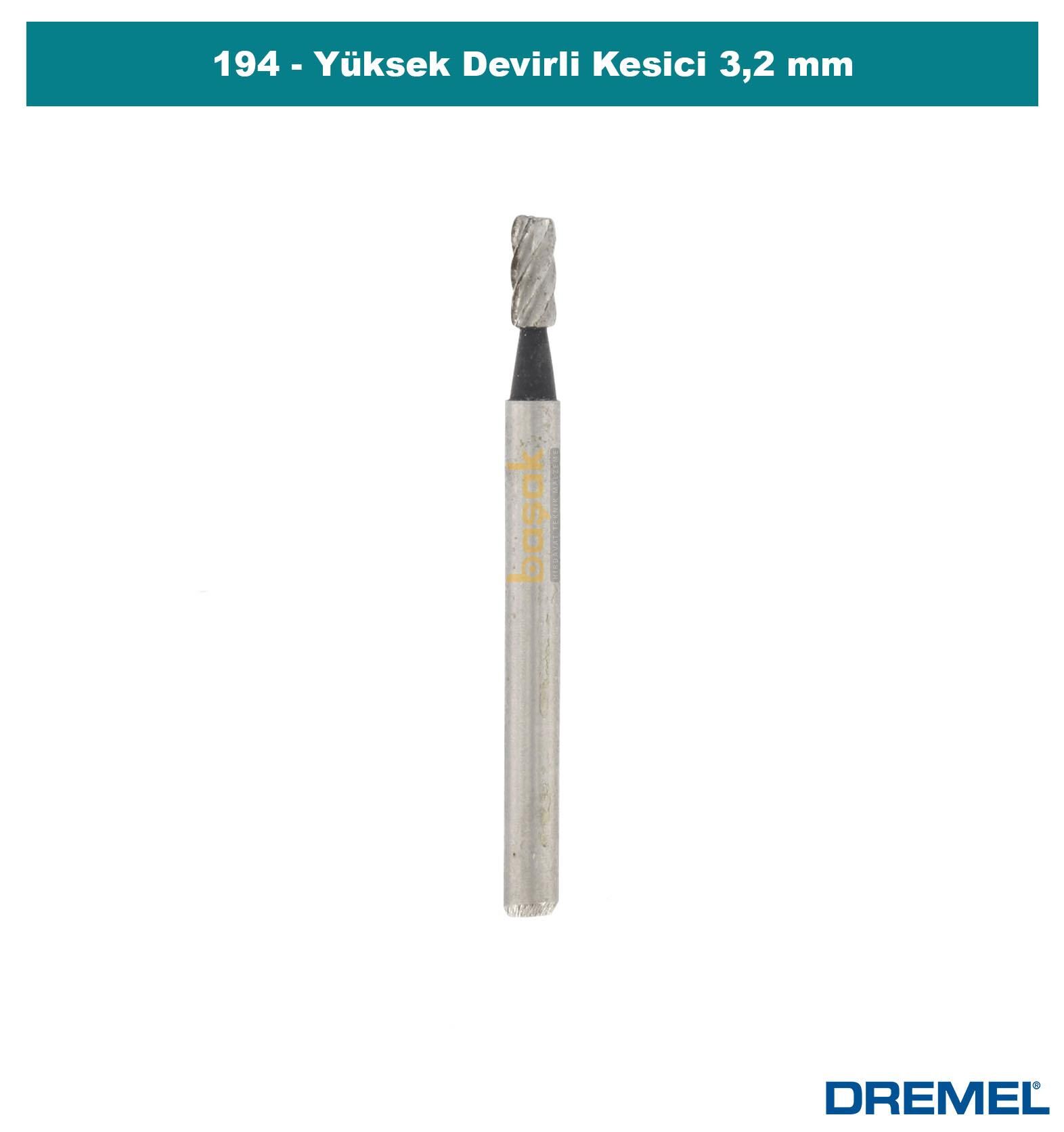 DREMEL 194 Yüksek Devirli Kesici 3,2 mm (2 adet)