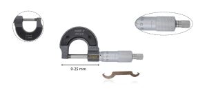 Ceta Form 0-25 mm Dış Çap Mikrometre P47-025