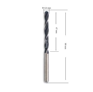 MTE 4,6 mm Haddeli Metal Matkap Ucu HSS DIN 338