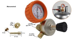 Yıldız Basınç Düsürücü Propan (Lpg) Manometreli 4 Bar 5120-4