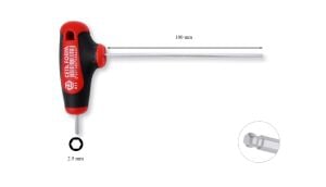 Ceta Form 2.5 mm T Saplı Topbaşlı Allen K11-025-100