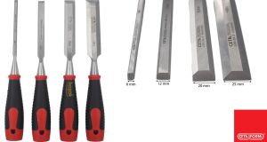 Ceta Form 4 Parça Plastik Saplı Iskarpela Takımı L50-B4-2