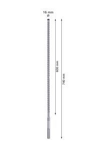 Bosch Expert 16 x 740 mm Yeni Sds Max-8X Delme Ucu 2608900216