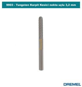 DREMEL 9903 Tungsten Karpit Kesici Nokta Uçlu 3,2 mm 2615990332