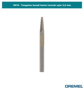 DREMEL 9910 Tungsten Karpit Kesici Mızrak Uçlu 3,2 mm 2615991032